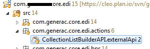 Cleo Clarify core action Collection Builder List