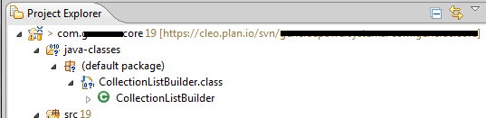 Cleo Clarify core project java class Collection Builder List